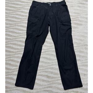 First Tactical V2 Pants Size 36x33 Black Ripstop Fabric Cargo Pockets Outdoors